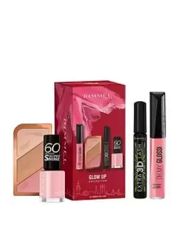 image of Rimmel London Glow Up Gift Set, Multi, Women