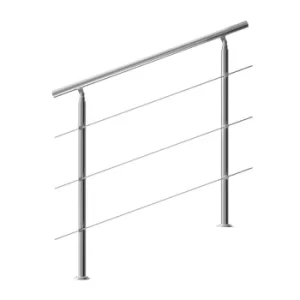 Image of Banister Stainless Steel 120cm 3 Crosspieces