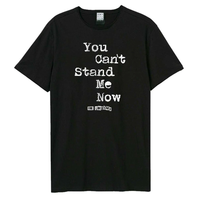 Image of Amplified Amplified Men Can't Stand Me Now The Libertines T-Shirt in Black Size: X-Small Black XS Male 5063852064144