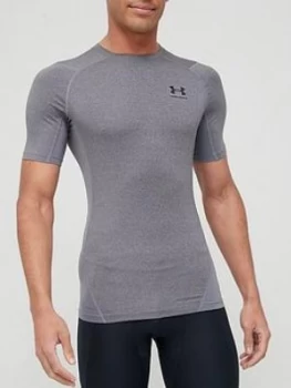 Image of Urban Armor Gear Heatgear&reg; Armour Compression Short Sleeve T-Shirt - Grey Size M Men