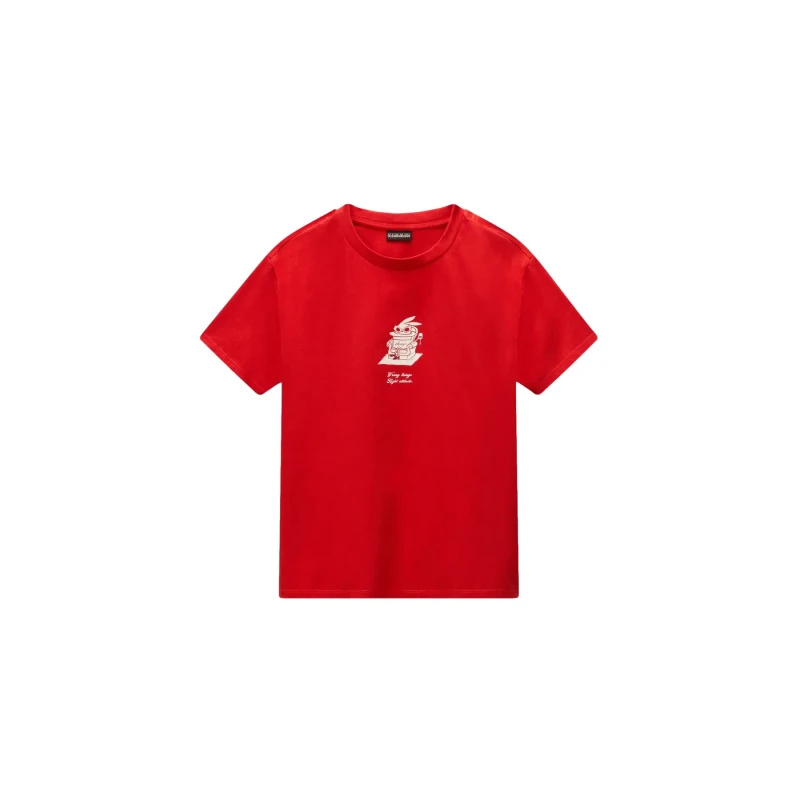 Image of Womens T-Shirt Napapijri Antimony Rouge Female S