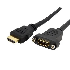 Image of StarTech 3ft HDMI Panel Mount Cable