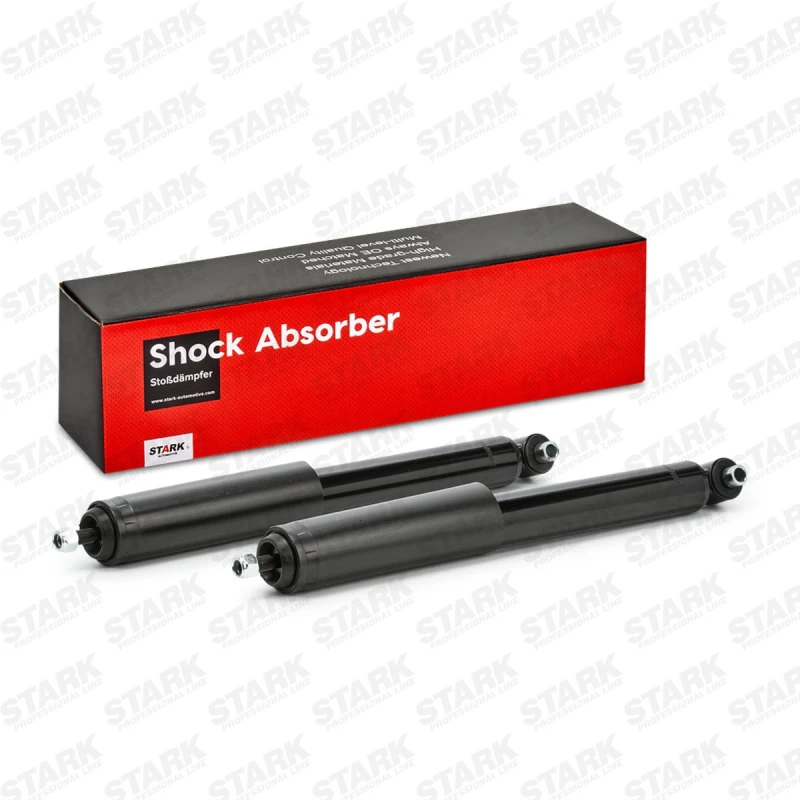 Image of STARK SKSA-01335370 Shock absorber Rear Axle, Gas Pressure, Twin-Tube, Absorber does not carry a spring, Top pin Shock Absorber (854)