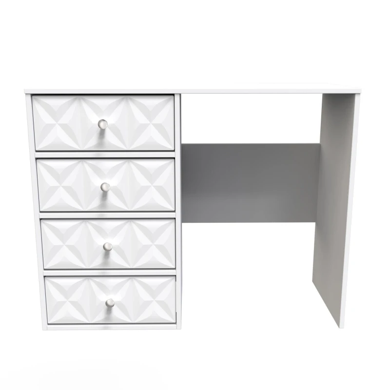 Image of Toledo 4 Drawer Vanity In White Matt (Ready Assembled)