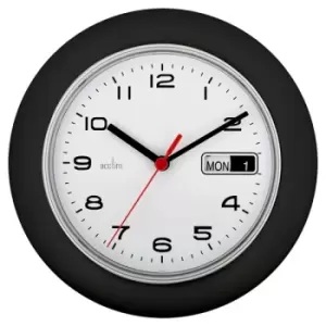 image of Acctim Date Minder Wall Clock 25cm Coal