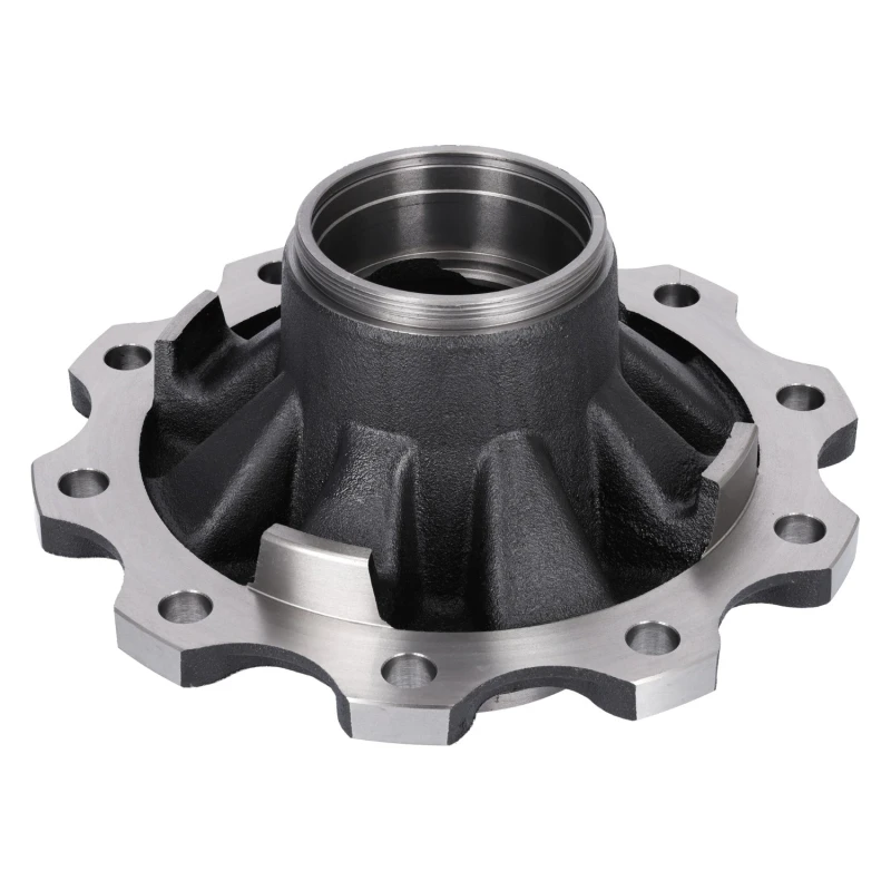 Image of FEBI BILSTEIN 179846 Wheel Hub Rear Axle, without wheel bearing Wheel Hub (653)
