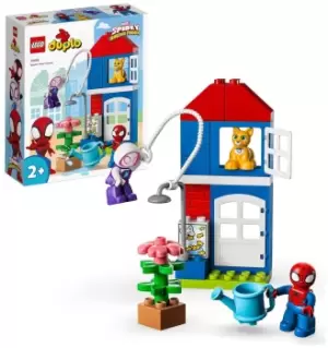 image of LEGO DUPLO Marvel Spider-Mans House Building Toy 10995