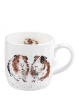 Image of Royal Worcester Wrendale Lettuce Be Friends Guinea Pig Mug