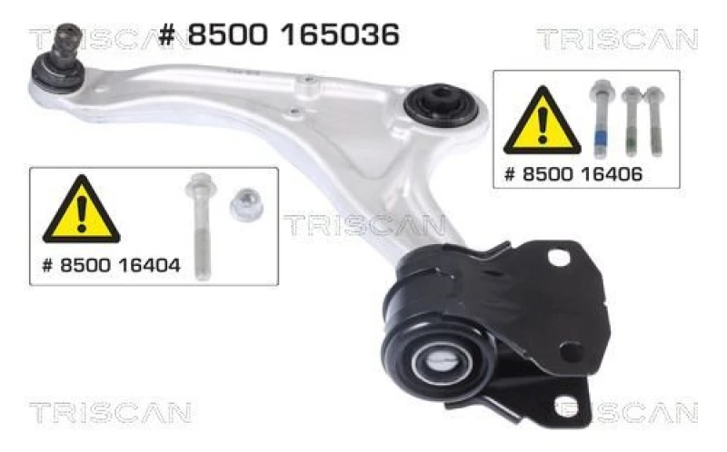 Image of TRISCAN Suspension arm TRISCAN 8500 165036