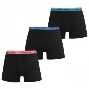 image of Bjorn Borg 3 Pack Neon Trunks - Orange 30181