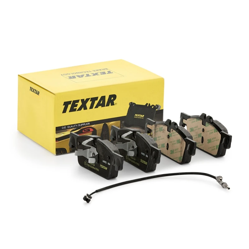 Image of TEXTAR 2522201 Brake pad set Q+ incl. wear warning contact, with accessories Brake Pad Set,disc brake (402)