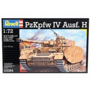 image of PzKpfw. IV Ausf.H 1:72 Revell Model Kit