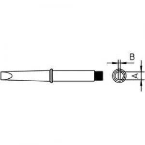Image of Soldering tip Chisel shaped straight Weller Professional 4CT5C6 1
