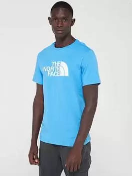 Image of The North Face Easy Short Sleeve T-Shirt - Blue Size 2XL, Men