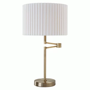 Image of Village At Home The Lighting and Interiors Group Fenella Table Lamp - Antique Brass