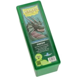 Image of Dragon Shield Storage Box With 4 compartments - Green