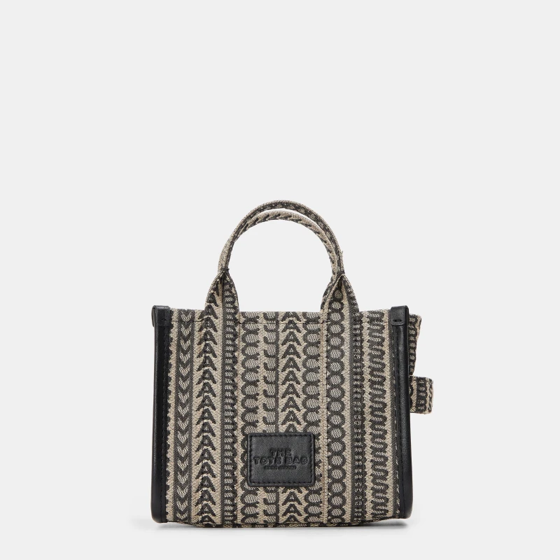 Image of Marc Jacobs Womens Mini Mono Tote Bag Beige Multi female One Size