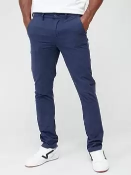Image of Lyle & Scott Anfield Chino Pants - Navy, Size 36, Inside Leg Regular, Men