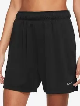 Image of Nike Attack 5" Shorts - Black/White, Size XS, Women