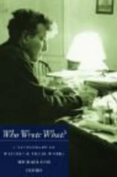 Image of Who Wrote What by Michael Cox Paperback