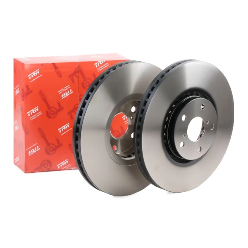 Image of TRW DF4855S Brake disc SPS Left Front, Vented, Painted, High-carbon Brake Disc (82)