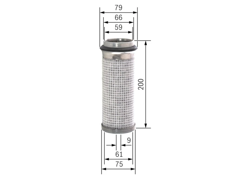 Image of Bosch F 026 400 335 Secondary Air Filter Secondary Air Filter (2470)