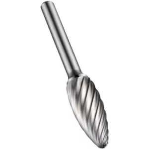 Image of P615 9.6X6.0MM Carbide Flame Burr for Stainless Steel