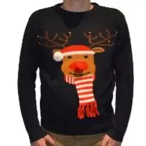 Image of 3D Knitted Christmas Jumper in S, M, L, XL or XXL Winter Festive