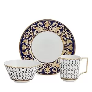 Image of Wedgwood Renaissance Gold 3 PC Place Setting