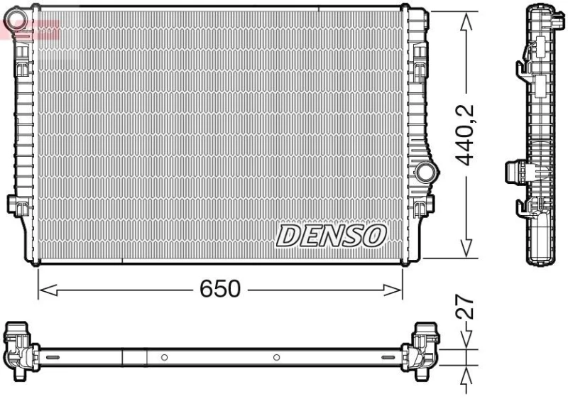 Image of DENSO Engine radiator DENSO DRM32049