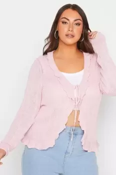 Image of Frill Tie Cardigan