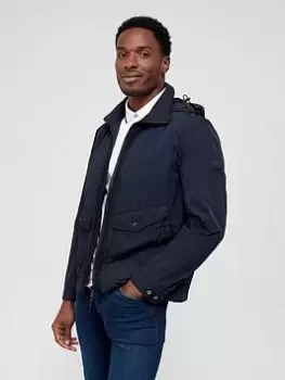 Image of BOSS Oprin Hooded Jacket, Dark Blue, Size 46=Uk36, Men