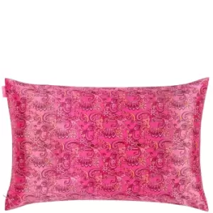 image of Slip x Alice + Olivia Silk Pillowcase - Queen - Spring Paisley