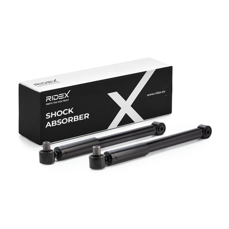 Image of RIDEX 854S20519 Shock absorber Rear Axle both sides, Gas Pressure, Monotube Shock Absorber (854)