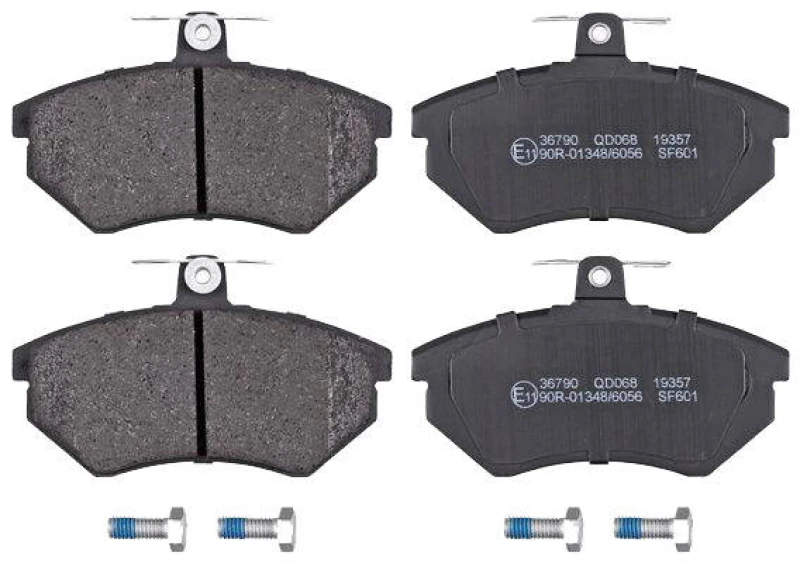 Image of A.B.S. 36790 Brake pad set without integrated wear sensor Brake Pad Set,disc brake (402)