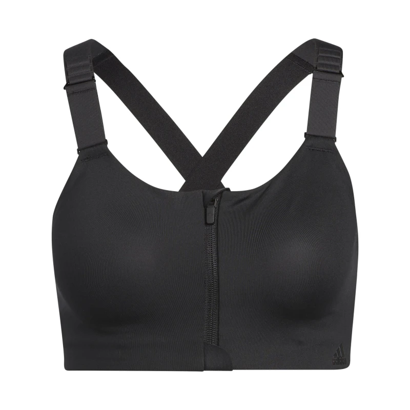 Image of adidas Tlrd Impact Luxe Training High Support Zip Bra - Black 30A