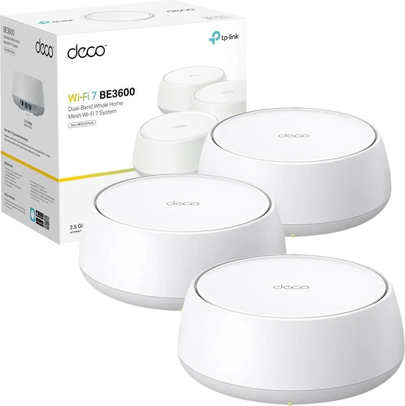 Image of TP Link BE3600 Whole Home Mesh WiFi 7 System DECO BE25(3-PACK)