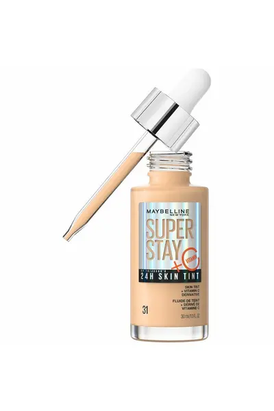 image of Maybelline Super Stay up to 24H Skin Tint Foundation + Vitamin C 31