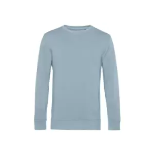 Image of B&C Mens Organic Crew Neck Sweat (XS) (Blue Fog)