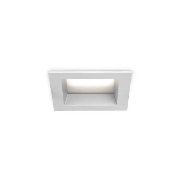 image of Basic Ip65 Integrated LED Square Recessed Downlight Matte White 1550Lm 3000K