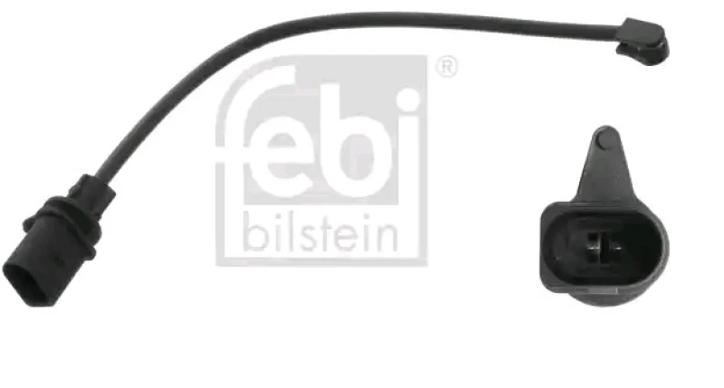 Image of FEBI BILSTEIN 45233 Brake Pad Wear Sensor Front Axle Left Warning Contact,brake pad wear (407)