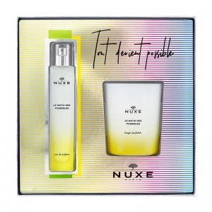 Image of NUXE Matin des Possibles Perfume & Candle Gift Set