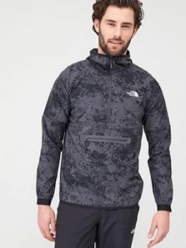 Image of The North Face Varuna Windshirt - Asphalt Grey, Asphalt Grey Size M Men