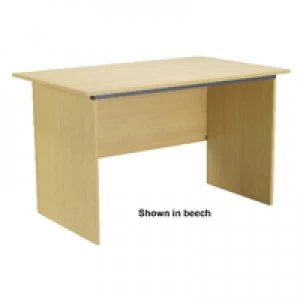 Image of Jemini Intro 1200mm Panel End Desk Warm Maple KF73973