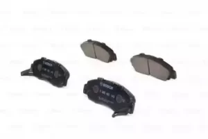 Image of Bosch 0986461142 BP591 Brake Pad Set Disc Brake Front Axle