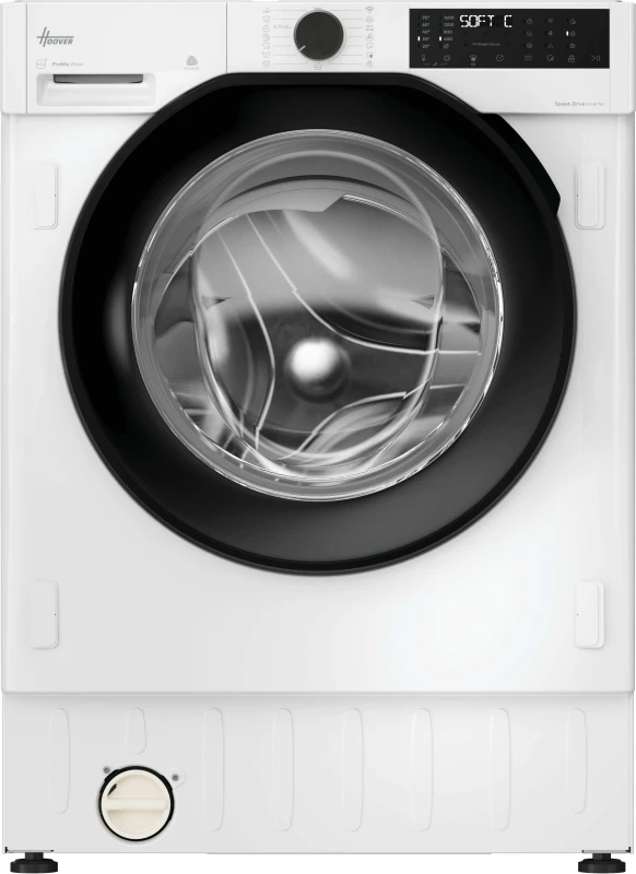 Image of Hoover H-WASH&DRY 400 Pro BH4SD696M6DB9-80 WiFi Connected Integrated 9Kg / 6Kg Washer Dryer with 1600 rpm - White - D Rated [Wash&Dry], A Rated [Wash