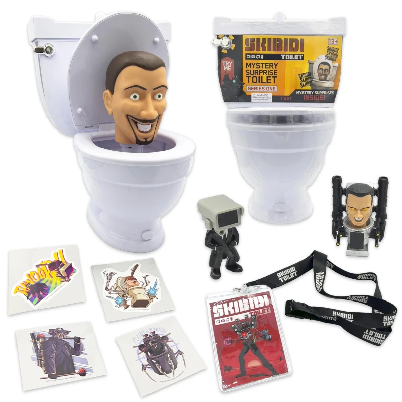 Image of Skibidi Toilet Toilet Mystery Surprise Toilet Blind Toy Bags One Size Multi 71328399000