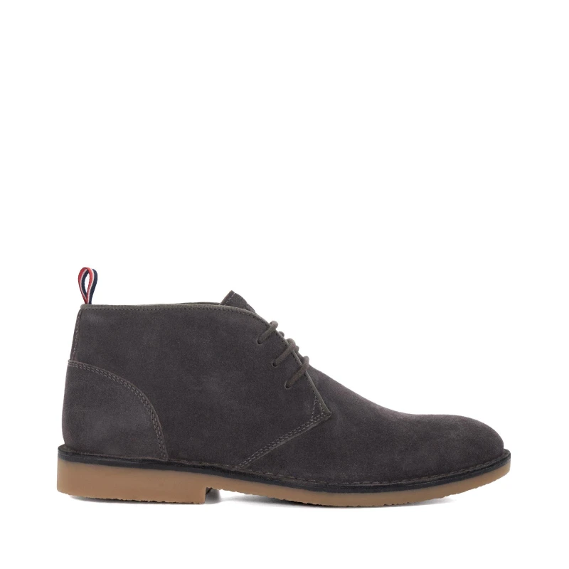 Image of Dune London Creed Desert Boots - Grey Grey 7