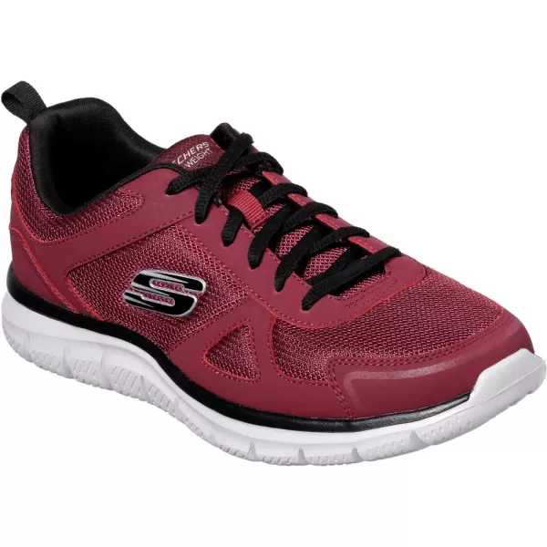 Image of Skechers Mens Track Scloric Lace Up Leather Sports Shoes UK Size 10 (EU 45)