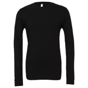 Image of Bella + Canvas Unisex Adult Jersey Long-Sleeved T-Shirt (XS) (Black)
